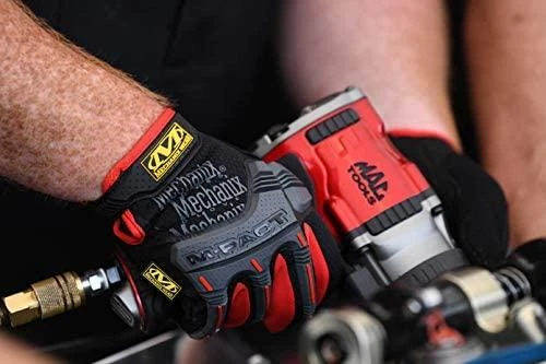 Mechanix Wear Pirštinės Mechanix M-Pact® 52 juodos/raudonos Ldydis. Velcro, TrekDry®, dirbtinė oda, delno, krumplių, Armortex®, pirštų apsauga, D30® apsauga nuo vibracijos
