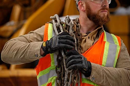 Mechanix Wear Pirštinės Mechanix M-Pact® 58 juodos L dydis. Velcro, TrekDry®, dirbtinė oda, delno, krumplių, Armortex®, pirštų apsauga, D30® apsauga nuo vibracijos