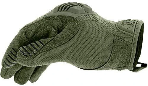 Mechanix Wear Pirštinės Mechanix M-Pact® Olive Drab M dydis. Velcro, TrekDry®, dirbtinė oda, delno, krumplių, Armortex®, pirštų apsauga, D30® apsauga nuo vibracijos