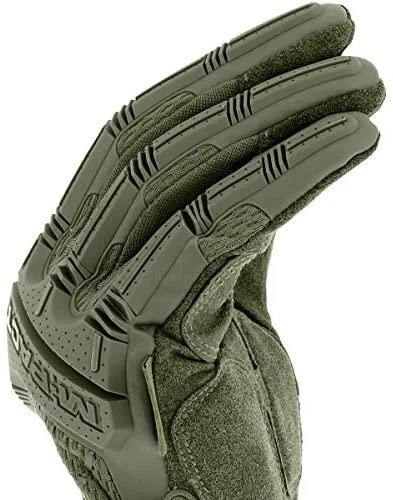 Mechanix Wear Pirštinės Mechanix M-Pact® Olive Drab M dydis. Velcro, TrekDry®, dirbtinė oda, delno, krumplių, Armortex®, pirštų apsauga, D30® apsauga nuo vibracijos