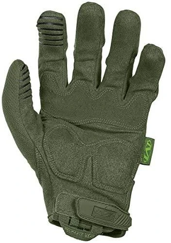Mechanix Wear Pirštinės Mechanix M-Pact® Olive Drab M dydis. Velcro, TrekDry®, dirbtinė oda, delno, krumplių, Armortex®, pirštų apsauga, D30® apsauga nuo vibracijos