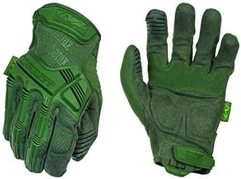 Mechanix Wear Pirštinės Mechanix M-Pact® Olive Drab L dydis. Velcro, TrekDry®, dirbtinė oda, delno, krumplių, Armortex®, pirštų apsauga, D30® apsauga nuo vibracijos