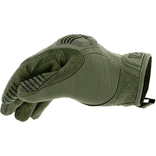 Mechanix Wear Pirštinės Mechanix M-Pact® Olive Drab XL dydis. Velcro, TrekDry®, dirbtinė oda, delno, krumplių, Armortex®, pirštų apsauga, D30® apsauga nuo vibracijos