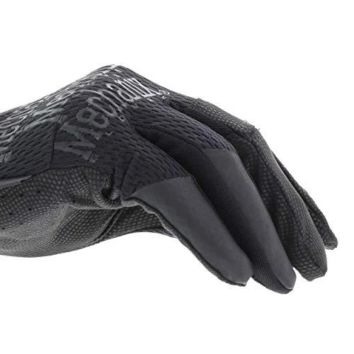 Mechanix Specialty 0.5 juodos pirštinės - pirštų detalė