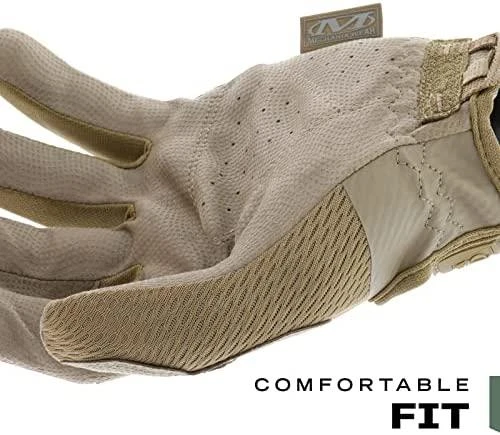 Mechanix Wear Pirštinės Mechanix Speclialty 0.5 Coyote M. 0,5mm storio delnas. Velcro, dirbtinė oda, TrekDry®, Lycra