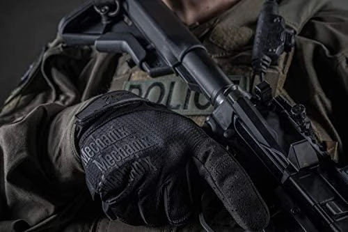 Mechanix Wear Pirštinės Mechanix SPECIALTY VENT, su skylutėmis ventiliacijai, juodos M dydis. Velcro, dirbtinė 0.6mm oda.touchscreen technologija