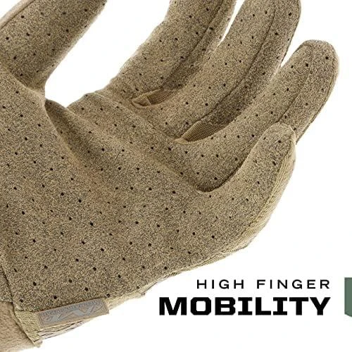 Mechanix Wear Pirštinės MECHANIX SPECIALTY VENT, su skylutėmis ventiliacijai, Coyote S dydis. Velcro, dirbtinė 0.6mm oda.touchscreen technologija