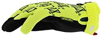Mechanix Wear Pjūviams atsparios (5/D lygis delno srityje) apsauginės pirštinės Mechanix The Original® CR5 geltonos L dydis. Velcro, dirbtinė oda, TrekDry®, ryškios