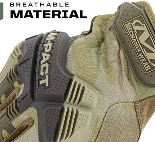 Mechanix Wear Pirštinės Mechanix M-Pact® 78 Multicam® XXL dydis. Velcro, TrekDry®, dirbtinė oda, delno, krumplių, Armortex®, pirštų apsauga, D30® apsauga nuo vibracijos