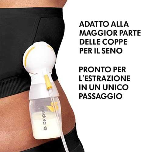 Medela Laisvų rankų liemenėlė pieno traukimui, Juodos spalvos, M