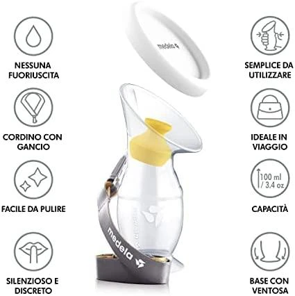 "Medela" motinos pieno surinkėjas silikoninis