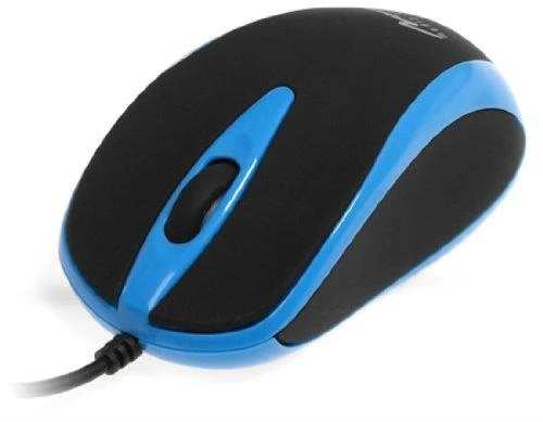 Itin ergonomiška optinė pelė Media-Tech PLANO MT1091B, USB jungtis, 800DPI, mėlyna