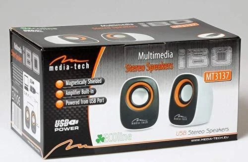 Kompiuterio kolonėlės Media-Tech IBO MT3137W, 6W RMS, USB jungtis