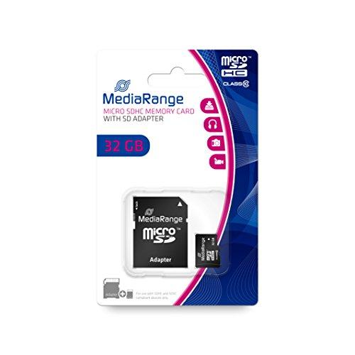 Atminties kortelė Karta MediaRange Micro SDHC 32 GB Class 10 UHS-I (MR959)