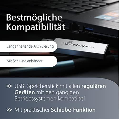 STICK 16GB USB 3.2 MEDIARANGE MR915 USB Type-A Micro-USB Dia - Juodas - Sidabrinė
