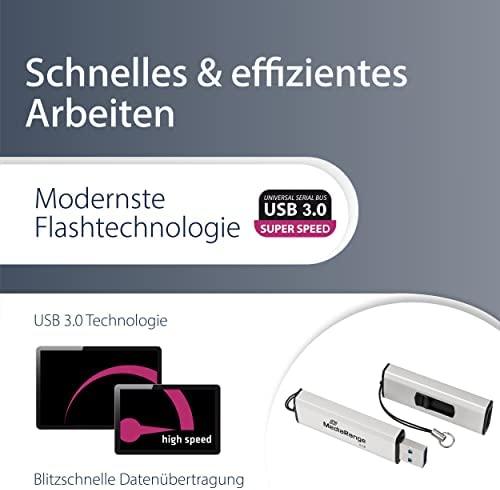 STICK 16GB USB 3.2 MEDIARANGE MR915 USB Type-A Micro-USB Dia - Juodas - Sidabrinė