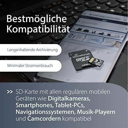 Atminties kortelė MediaRange SD MicroSD Card 64GB SD CL.10 inkl. Adapteris