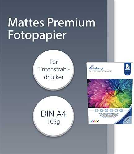 MediaRange MediaRange Fotopapier matt f. Tintenstrahldr. 105g 100 Blatt