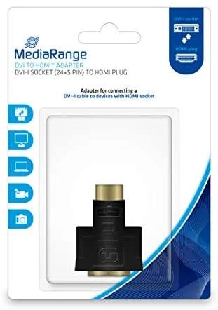 MediaRange HDMI - DVI-I adapteris pakuotėje