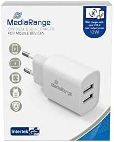 Įkroviklis MediaRange MRMA114 2x USB-A 12 W (MRMA114)