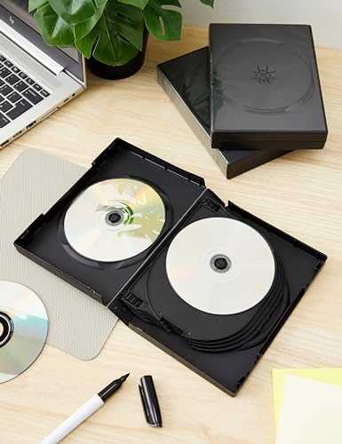 MediaRange MediaRange BOX35-10 CD dėklai DVD dėklas 10 Juodas diskų