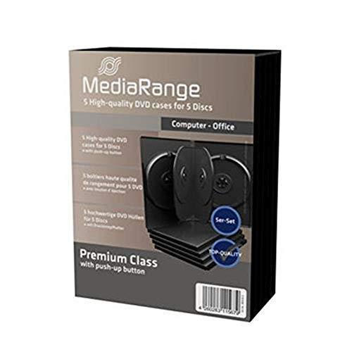 „MediaRange“ dėžutės 5 CD/DVD diskams, 5 vnt. (BOX35-5)