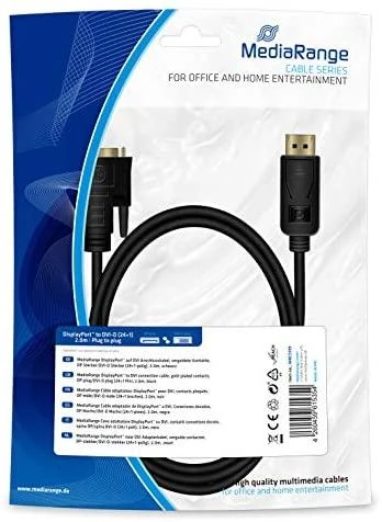 MediaRange DisplayPort į DVI laidas pakuotėje