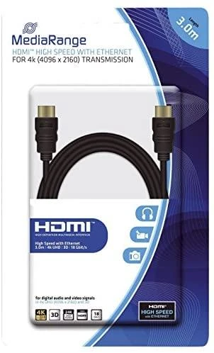 MediaRange HDMI laidas pakuotėje