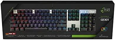 MediaRange MRGS101 klaviatūra Gaming USB QWERTZ Niemiecki Juodas, Sidabrinė