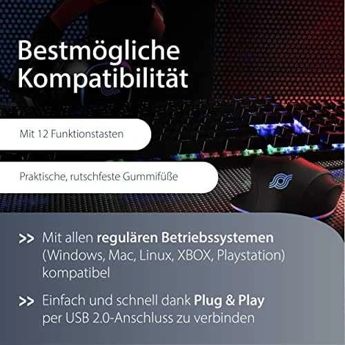 MediaRange Gaming-Klaviatūra 104-Tasten 14 Farbmodi QWERTY(UK)