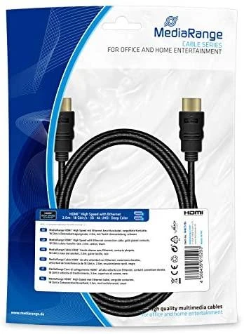 MediaRange HDMI laidas originalioje pakuotėje