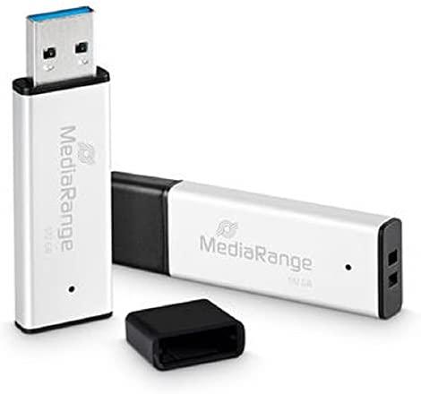 MediaRange High Performance 512 GB, USB-Stick - sidabrinis/juodas, USB-A 3.2 Gen 1