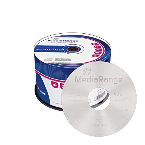MediaRange Confezione CDR80 Argento - 80 CD Da 700 MB Con Custodia Protettiva - Foto 12