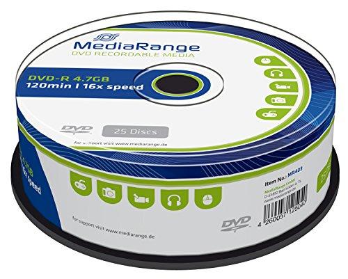 MediaRange DVD-R 4.7 GB 16x 25 vnt (MR403)