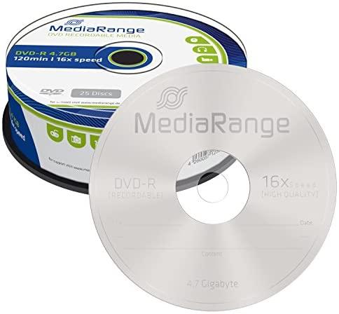 MediaRange DVD-R 4.7 GB 16x 25 vnt (MR403)