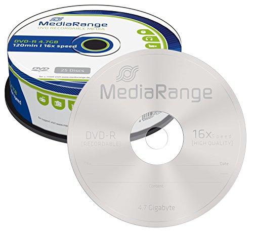 MediaRange DVD-R 4.7 GB 16x 25 vnt (MR403)