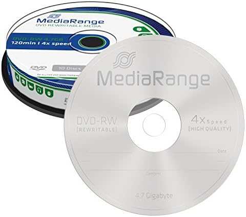MediaRange DVD-RW 4,7 GB 4x10 vienetų (MR450)