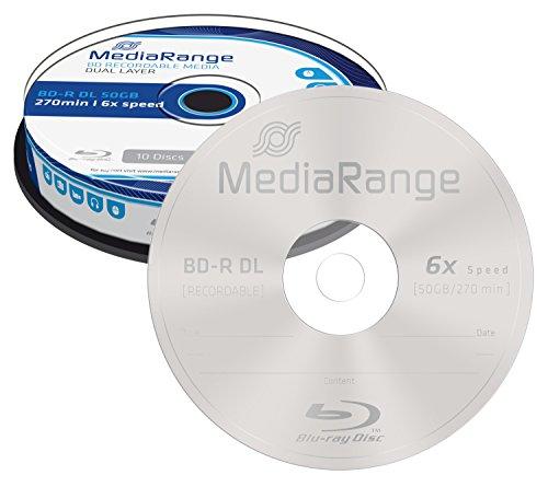 MediaRange BD-R DL 50 GB 6x10 vnt (MR507)