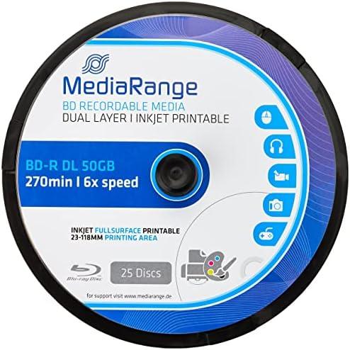 MEDIARANGE MR510 - 50 GB - BD-R DL - Cakebox - 25 vnt.