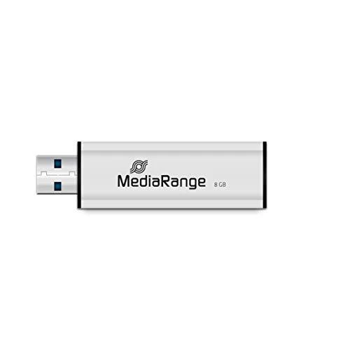 STICK 8GB MEDIARANGE MR914 3.2 Gen 1 Juodas/Sidabrinė
