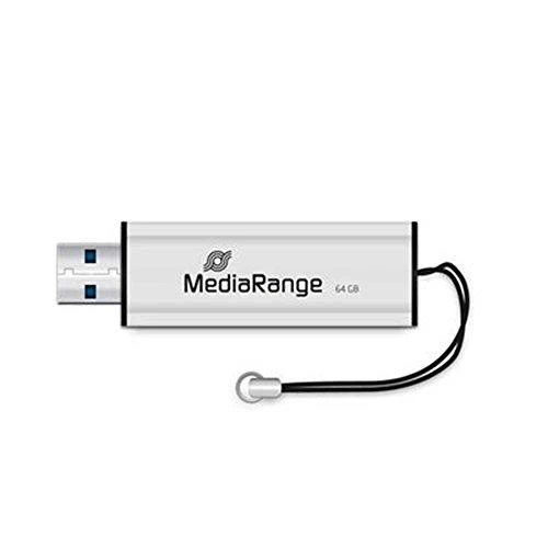 STICK 64GB MEDIARANGE MR917 3.2 Gen 1 Juodas/Sidabrinė