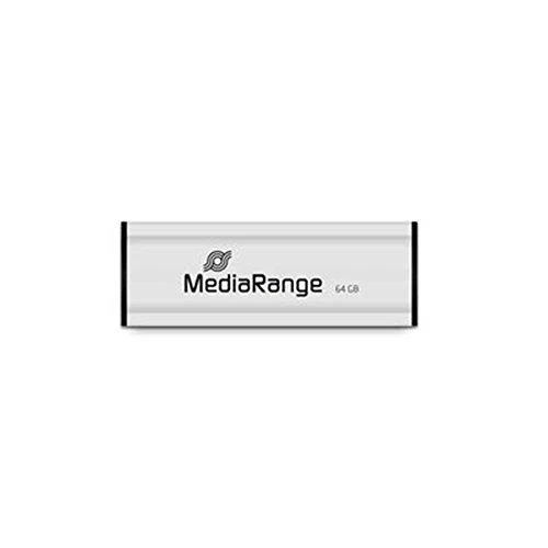 STICK 64GB MEDIARANGE MR917 3.2 Gen 1 Juodas/Sidabrinė