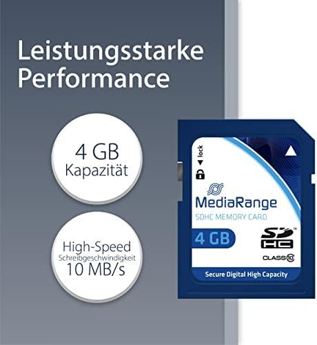 Atminties kortelė Karta MediaRange MR961 SDHC 4 GB, 10 klasė (MR961)