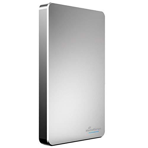 Kietasis diskas Sidabrinė MediaRange 1TB HDD išorinis diskas (MR996)