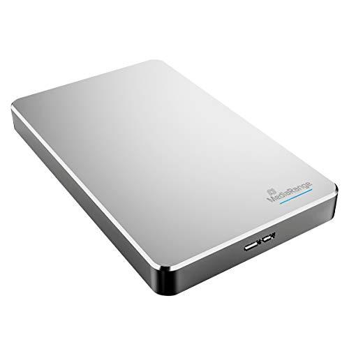 Kietasis diskas Sidabrinė MediaRange 1TB HDD išorinis diskas (MR996)