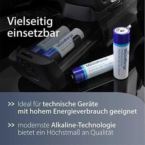 BATTERY ALKALINE AAA 1.5V/4PCS MRBAT101 MEDIARANGE