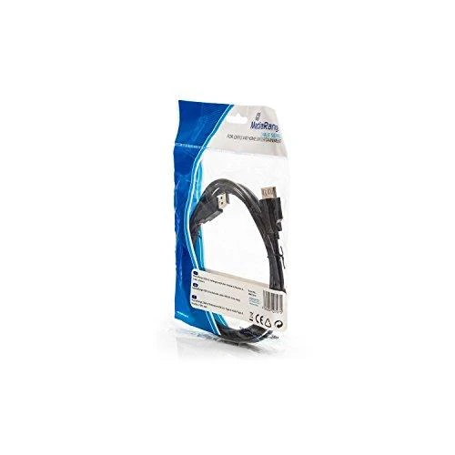 MediaRange USB kabelis USB-A – USB-A 3 m juodas (MRCS111)