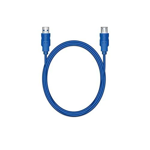 Kabelis USB MediaRange USB-A - USB-A 1.8 m Mėlyna (MRCS151)