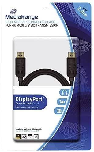 MediaRange DisplayPort 2m laidas pakuotėje