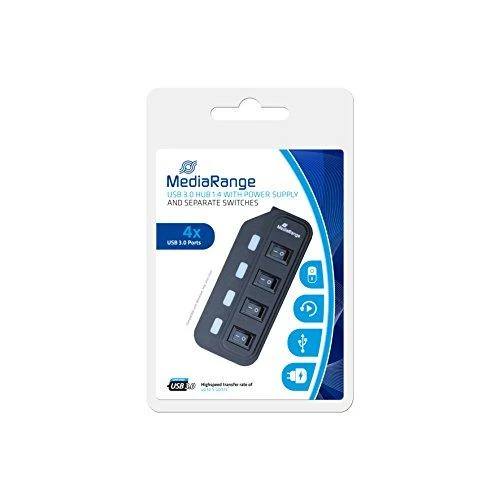 MediaRange USB 3.0 šakotuvas pakuotėje